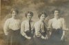 Description: Margaret Lillico nee Boutland with three other ladies
Location: Photographic Studio
Event: ***PUB001
People: [unknown], Margaret Ann Lillico (Boutland), [unknown], [unknown]
From 1/1/1800 To 1/1/2006
Reference: 1021007/0070