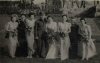 Description: Tommy Neal and Freda Crosbie on their wedding day
Location: ***JOC030
Event: ***JCU002
People: [unknown], [unknown], [unknown], Thomas (Tommy) Neal, Freda Neal (Crosbie), Vera Jolly, Peter Patrick Crosbie, Ivy Crosbie
From 2/3/1946 To 2/3/1946
Reference: 1023002/0046